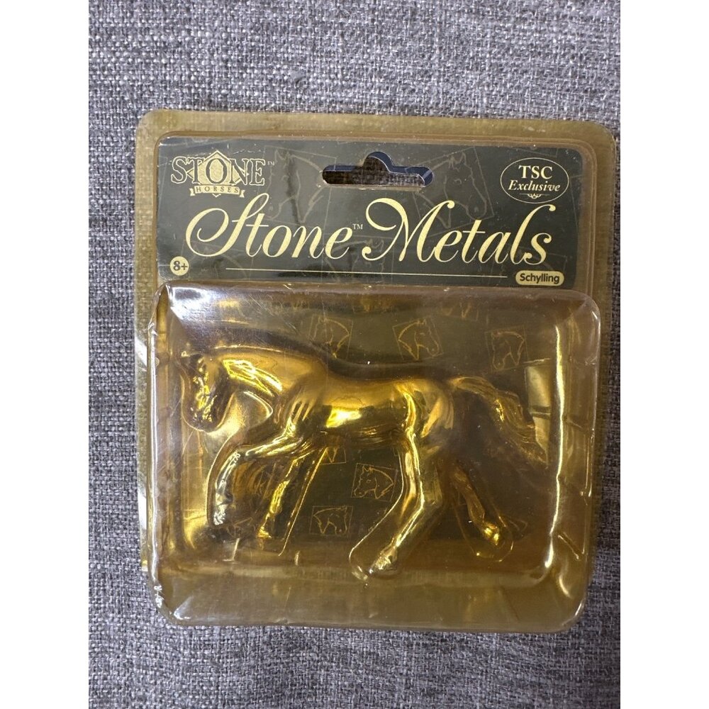 Vtg Peter Stone Horses Metals Silver Tone Horse Figure Schylling 2005
